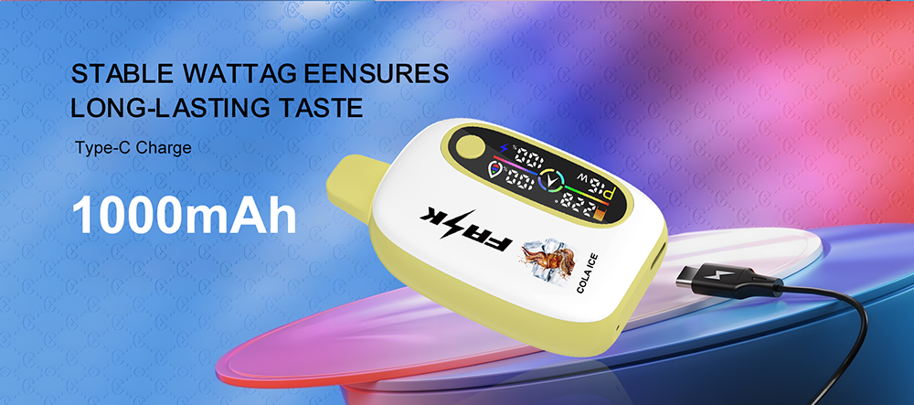 DE016 Caja de 25000 bocanadas de vape desechable con pantalla LED y flujo de aire ajustable ATVS Vape