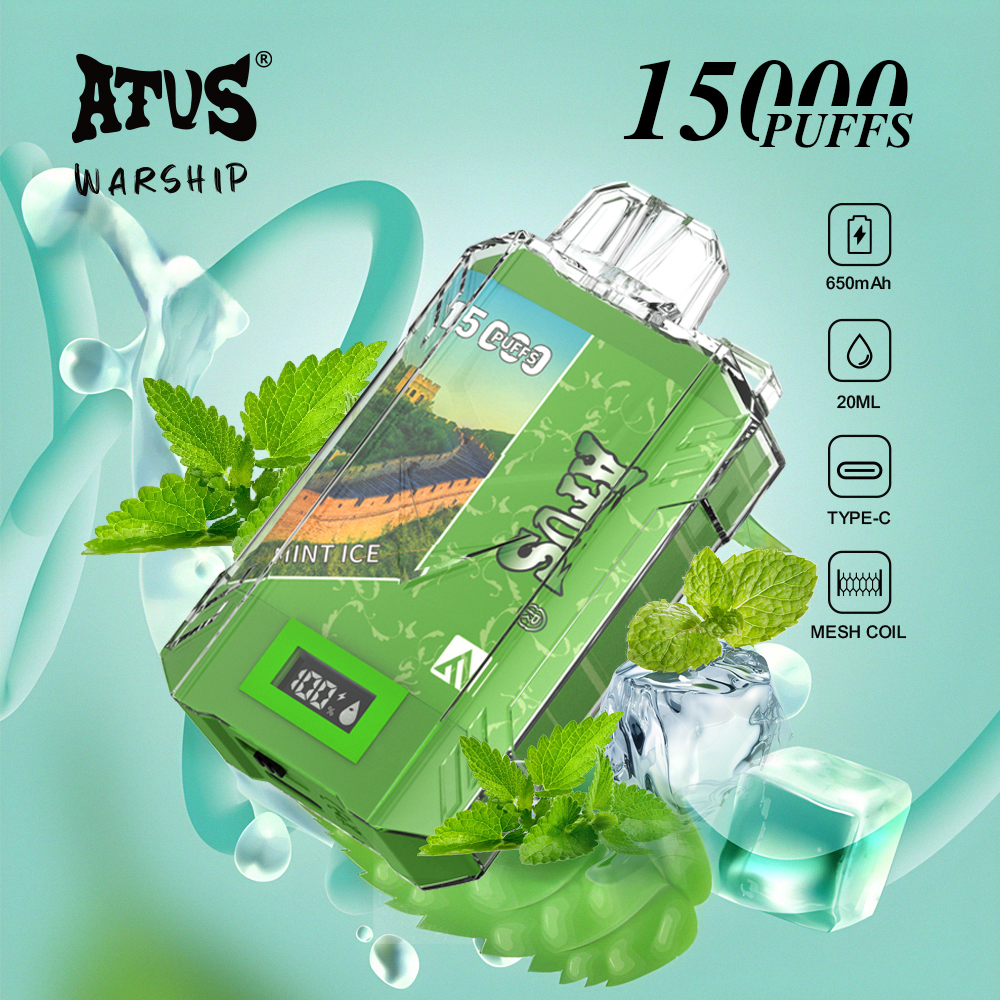DE017 Caja de 30000 bocanadas de vape desechable con pantalla LED y flujo de aire ajustable