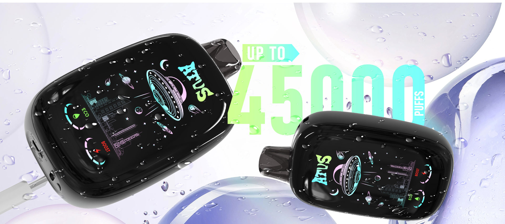 DE027 Vape desechable de 30000 bocanadas de con pantalla táctil recargable y flujo de aire ajustable ATVS Vape
